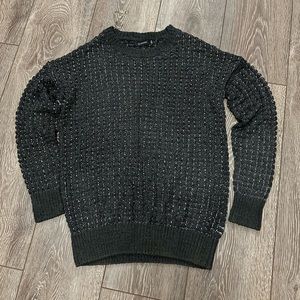 Sparkly sheer sweater